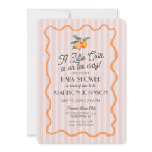 Rosa Little Cutie Pastel Citrus Theme Baby Shower