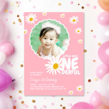 Rosa Little Miss ONEunderbar Daisy Foto Birthday