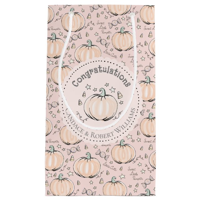  Rosa Little Pumpkin Baby Grattisar (Framsidan)