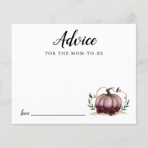Rosa Little Pumpkin Baby Shower Adapter Card