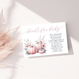 Rosa Little Pumpkin Bokar för Baby Tilläggskort