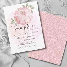 Rosa Little Pumpkin Fall Autumn Shower