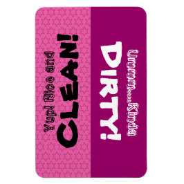 Rosa Little Stars Clean Dirty Dishwasher W1418 Magnet
