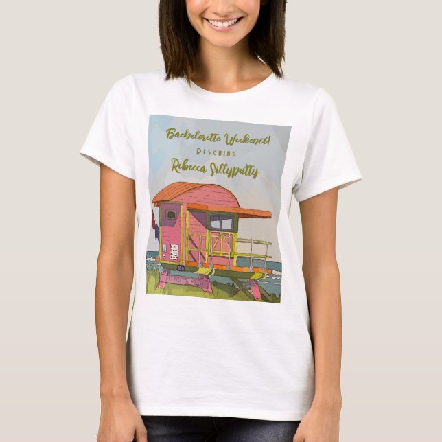 Rosa Livräddar Vibes Systerweekend T Shirt (Framsida)