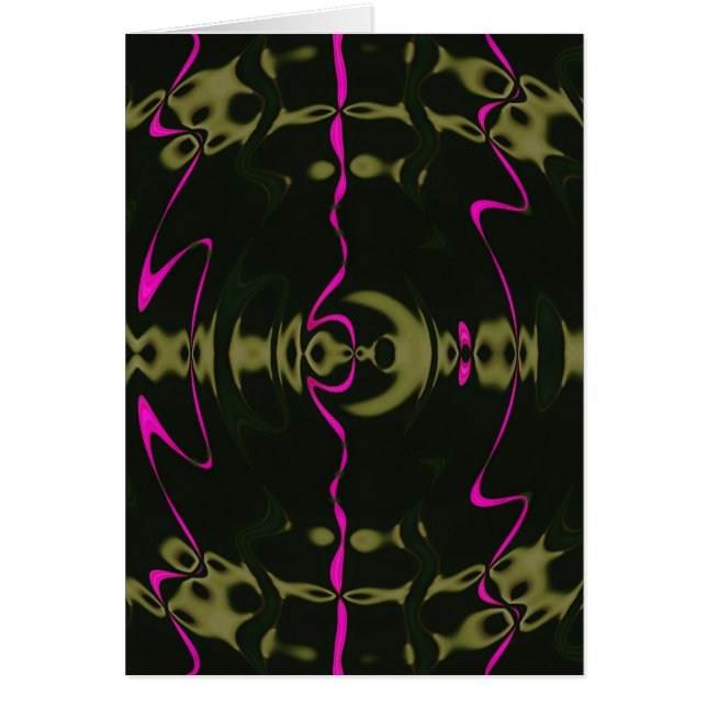 Rosa Ljus Hälsningskort (Framsidan)