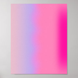 Rosa Ljus-övertoning Poster