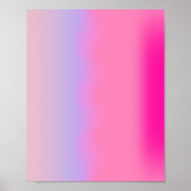 Rosa Ljus-övertoning Poster (Framsidan)