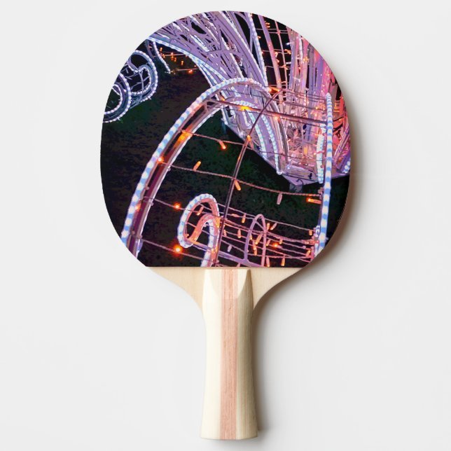 Rosa ljus pingisracket (Framsidan)