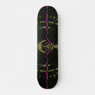 Rosa Ljusskidor Skateboard Bräda 20 Cm
