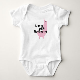 Rosa Llama Babysuit Tee Shirt