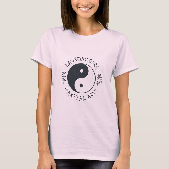 Rosa LMA-damer T Shirt (Framsida)