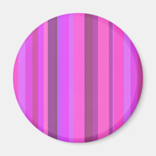 Rosa lodrät rand magnet