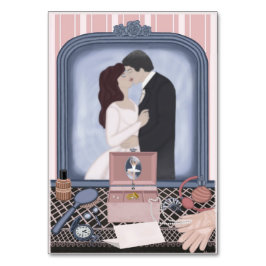 Rosa löfte bordsnummer