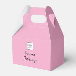 Rosa logotext Kampanj Business Förpackning Presentaskar