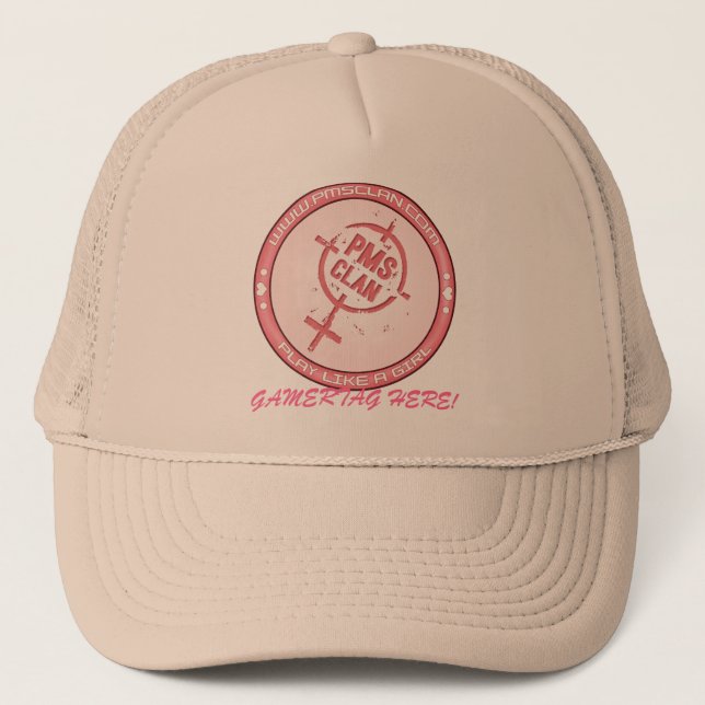 Rosa logotyp 2 för PMS-hatt Keps (Framsida)
