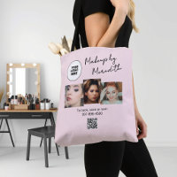 Rosa logotyp med QR-kod för fotobevattning