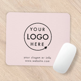 Rosa Logotyp | Modern minimalistisk affärsverksamh Musmatta