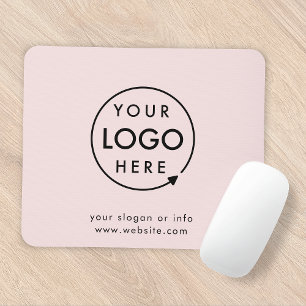Rosa Logotyp Modern minimalistisk affärsverksamh Musmatta