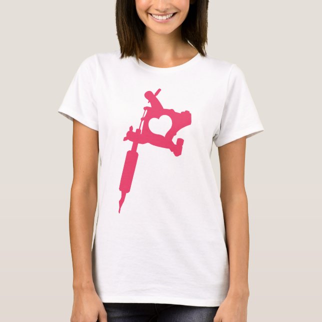 rosa logotyp t-shirt (Framsida)