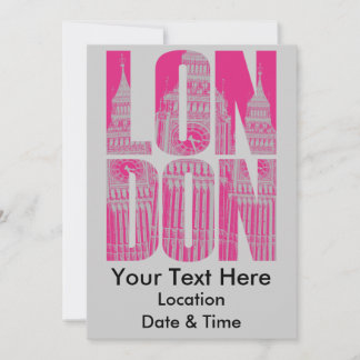 Rosa London Inbjudningar