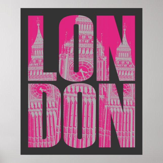 Rosa London Poster (Framsidan)