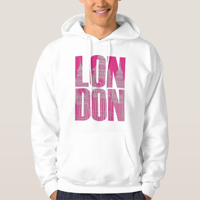 Rosa London Sweatshirt Med Luva (Framsida)