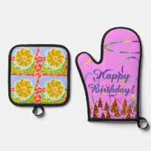 Rosa Loops Festive Grattis på födelsedagen