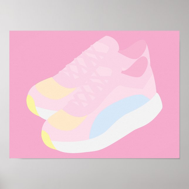 Rosa löparskor poster (Framsidan)