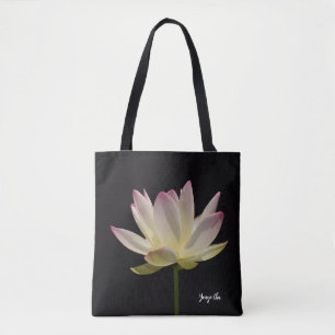 Rosa Lotus Axelväska Tygkasse