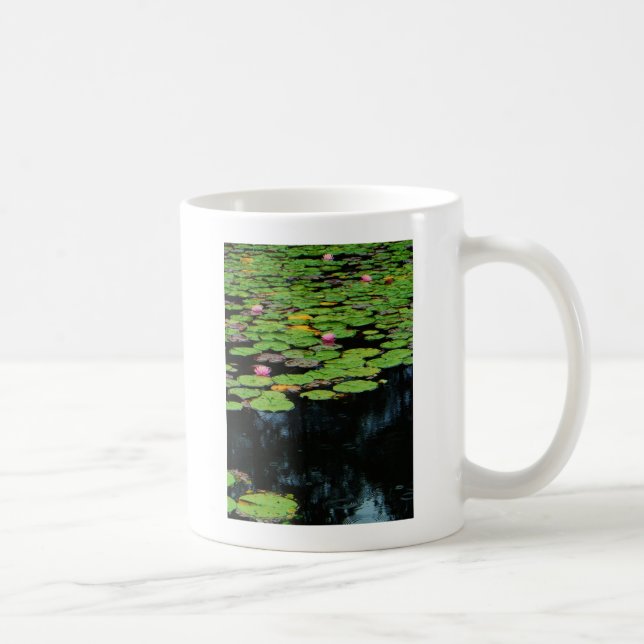 rosa lotus black kaffemugg (Höger)