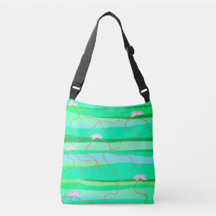 Rosa Lotus Crossbody Bag Axelväska
