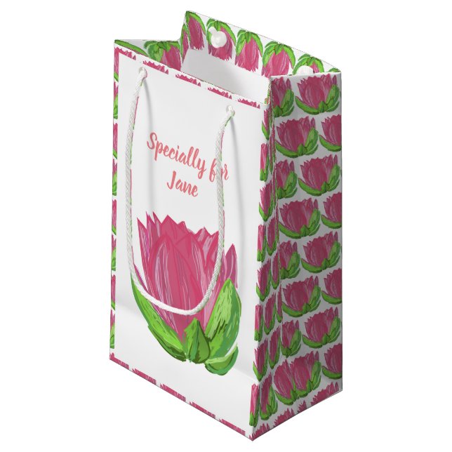 Rosa Lotus Flower (Framsidan Vinklad)