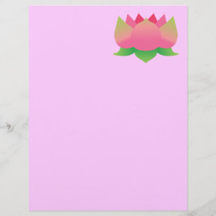 Rosa Lotus Flower