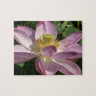 Rosa Lotus Flower II, sommartid, Blommigt Pussel