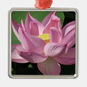 Rosa Lotus Flower IV Julgransprydnad Metall