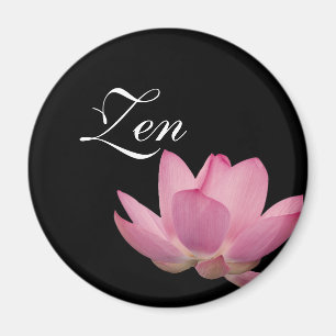 Rosa Lotus Flower Magnet