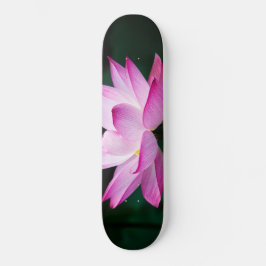 Rosa Lotus Flower Mini Skateboard Bräda 18,5 Cm
