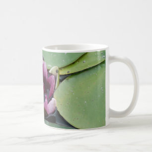 Rosa Lotus Flower Photo Classic White Mugg