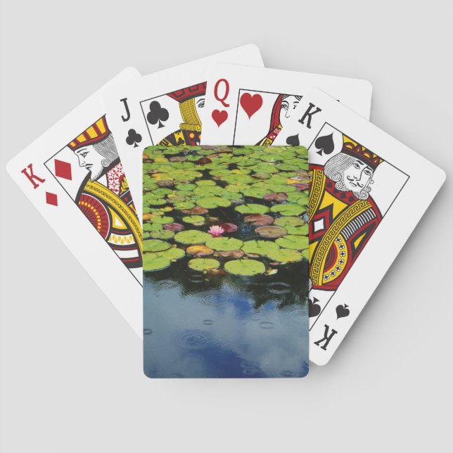 Rosa lotus i Rain Casinokort (Baksidan)