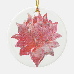 ROSA LOTUS JULGRANSPRYDNAD KERAMIK