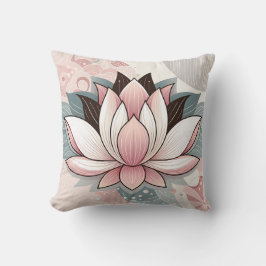 Rosa Lotus Kudde