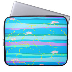 Rosa Lotus Laptop sleeve