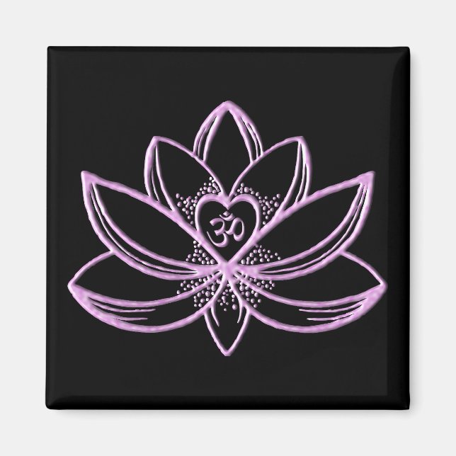 Rosa Lotus  Magnet (Framsidan)