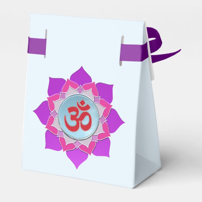 Rosa lotus presentaskar (Baksidan Sidan)