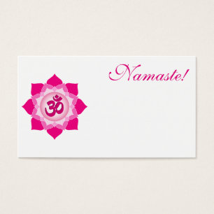 Rosa lotus visitkort