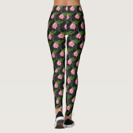 Rosa Lotus Waterlily Leggings