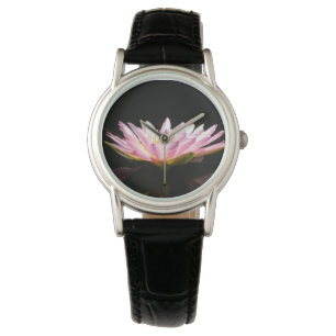 Rosa Lotus Waterlily Watch Armbandsur