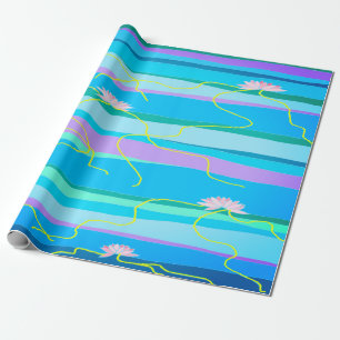 Rosa Lotus Wrapping Papprare Presentpapper