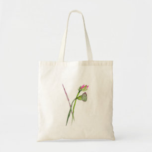 Rosa Lotus Zen-blomma Buddhistisk konst Tygkasse