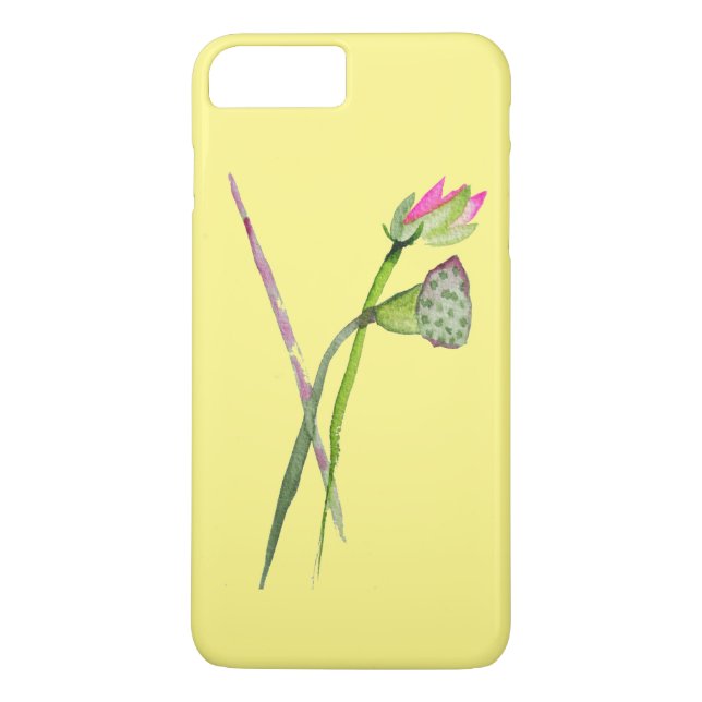 Rosa Lotus Zen-blomman Buddhist Art Case-Mate iPhone Skal (Baksida)